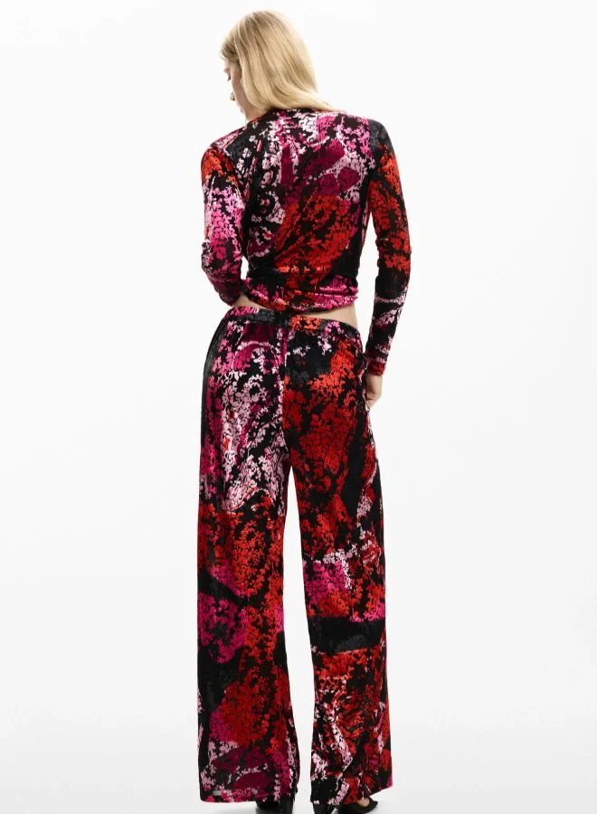 Desigual Black Trousers designed by mr. christian lacroix for Women | Best Price UAE
